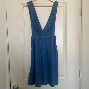 Bella Ella Denim Overall Dress (Size S) NWT